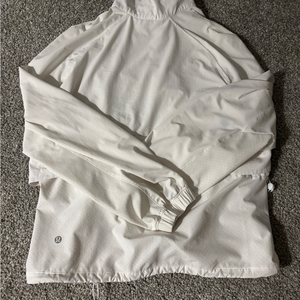 Lululemon Ripstop Run White Jacket - Picture 3 of 5